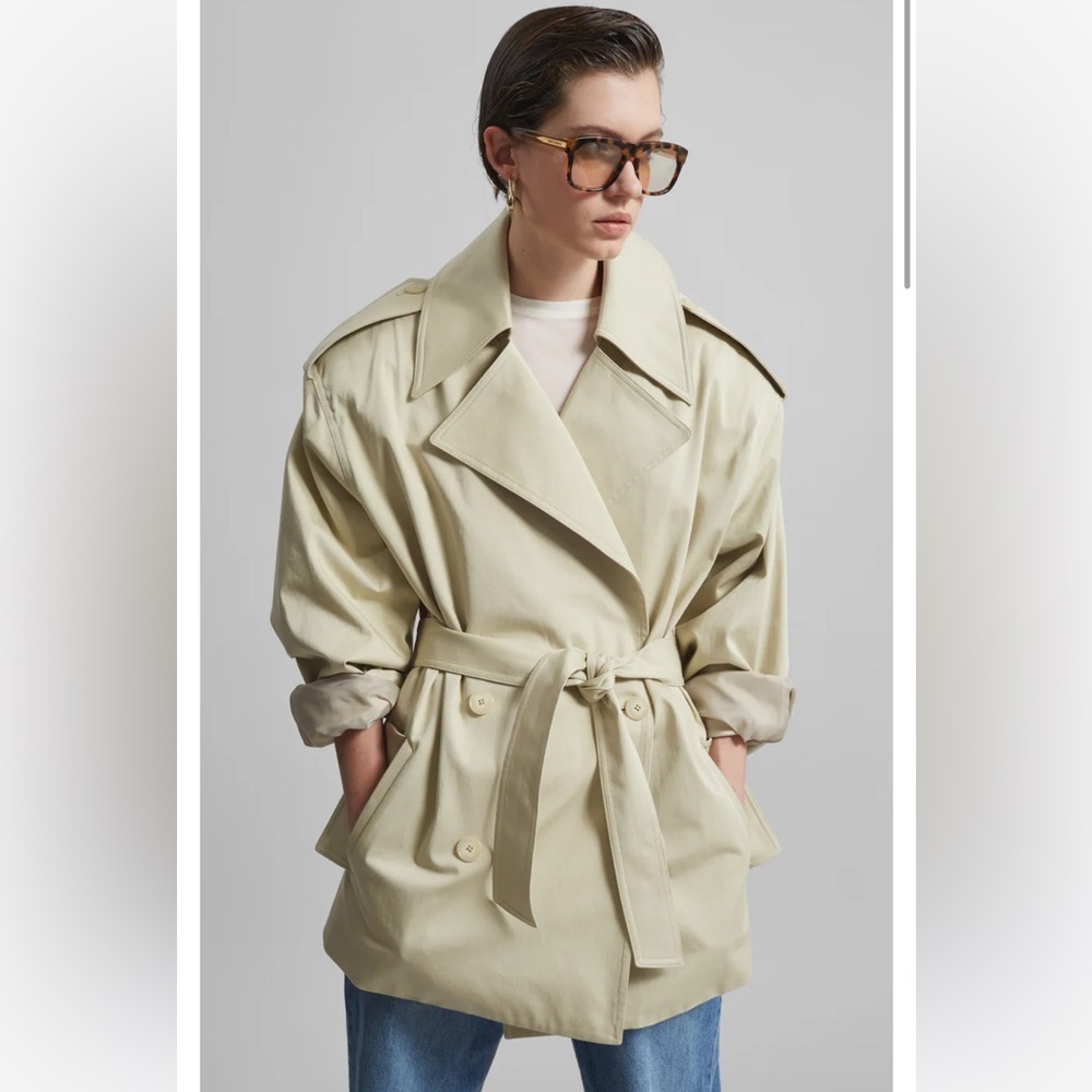The Frankie Shop Over Sized Trench Coat - Picture 1 of 7